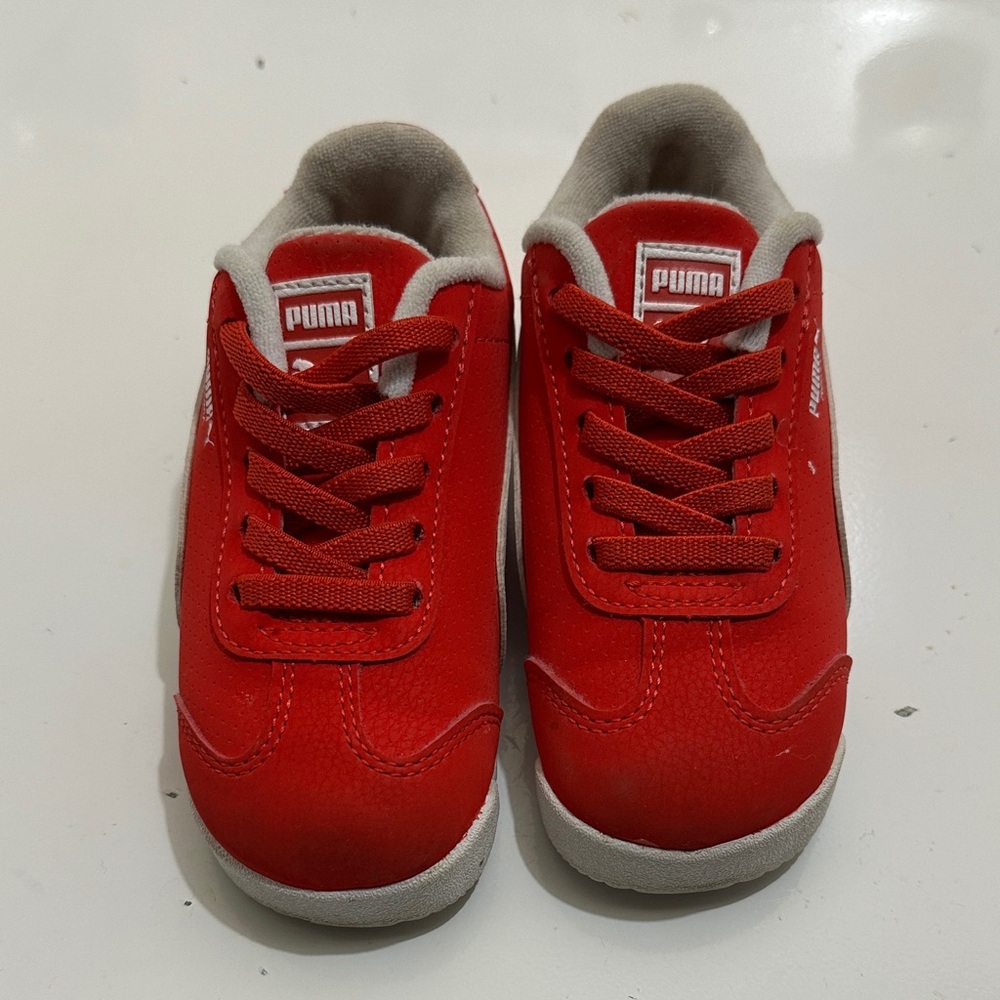 Puma Kids Red Sneakers 8C